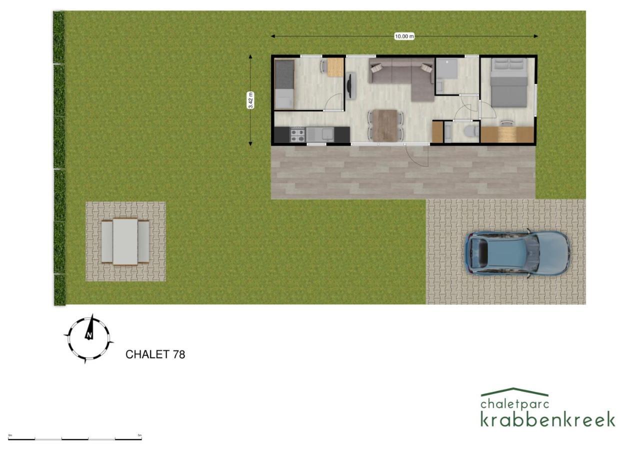 Chaletparc Krabbenkreek Zeeland - Chalet 78 Sint Annaland Exterior foto
